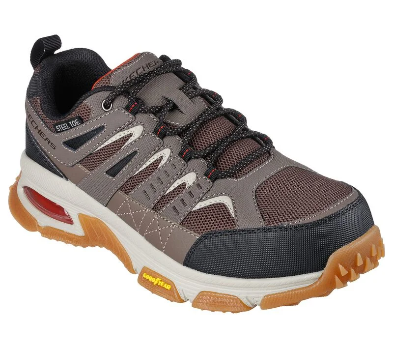 Men's work & safety boots with a flame - resistant upper for firefighting or welding workSKECHERS MEN'S Work: Skech-Air Envoy ST - Arcket 200140 TPBK