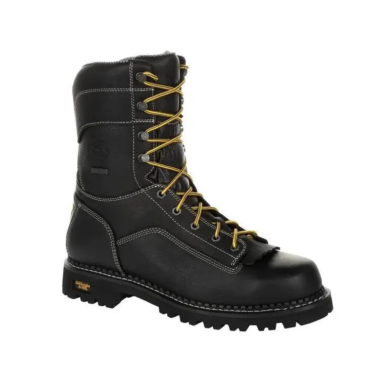 Men's work & safety boots with a toe cap made of aluminum alloyGeorgia Boot AMP LT Logger Composite Toe Waterproof Work Boot GB00272