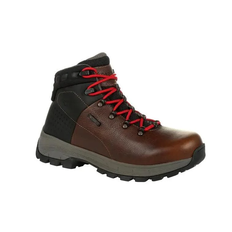 Men's work & safety boots with a chemical - resistant rubber soleGeorgia Boot Eagle Trail Alloy Toe Waterproof Hiker Boot GB00397