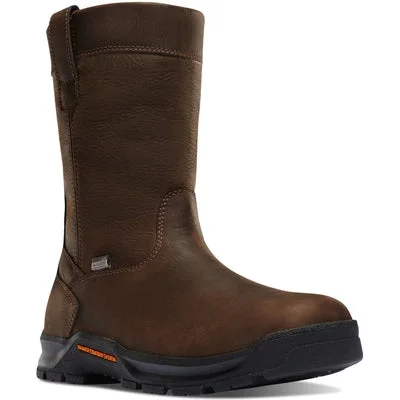 Men's work & safety boots with a breathable waterproof membrane like Gore - TexDanner 12455 Men's Crafter Wellington 11" Brown Steel Toe Work Boots