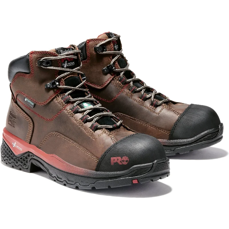 Men's work & safety boots with a breathable waterproof membrane like Gore - TexTimberland PRO Men's Bosshog 6" Comp Toe WP Work Boot - TB0A1WSB214