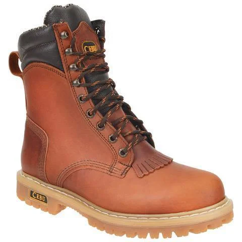 Men's ESD (electro - static discharge) work & safety boots for cleanroom environmentsCEBU TK LACER 8" HONEY