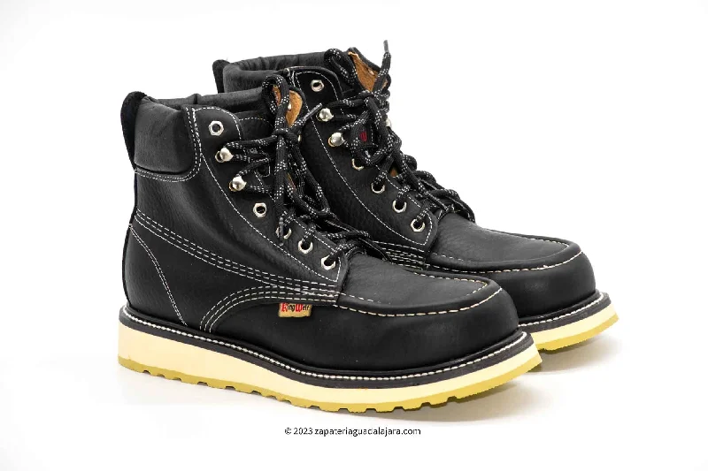 Men's work & safety boots with a flame - resistant upper for firefighting or welding workKW613 6" BLACK FLOTER