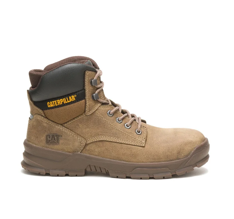 Men's work & safety boots with a padded collar for ankle comfortMobilize Alloy-Toe Work Boot Light Brown