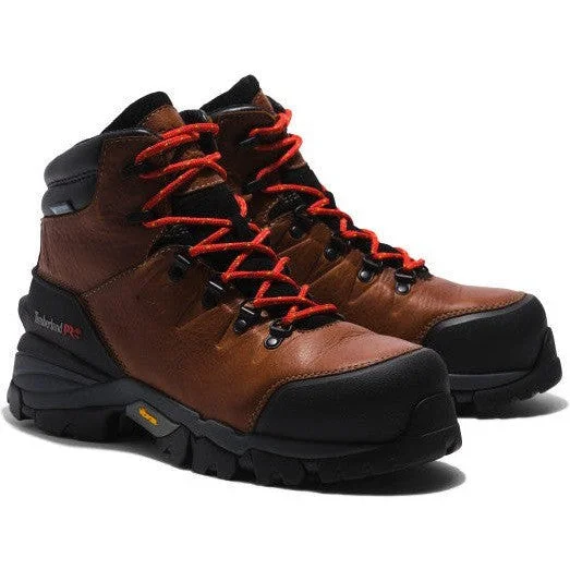 Men's work & safety boots with a flame - resistant upper for firefighting or welding workTimberland Pro Men's Heritage Hyperion 6" Comp Toe WP Work Boot- TB1A5N4J214