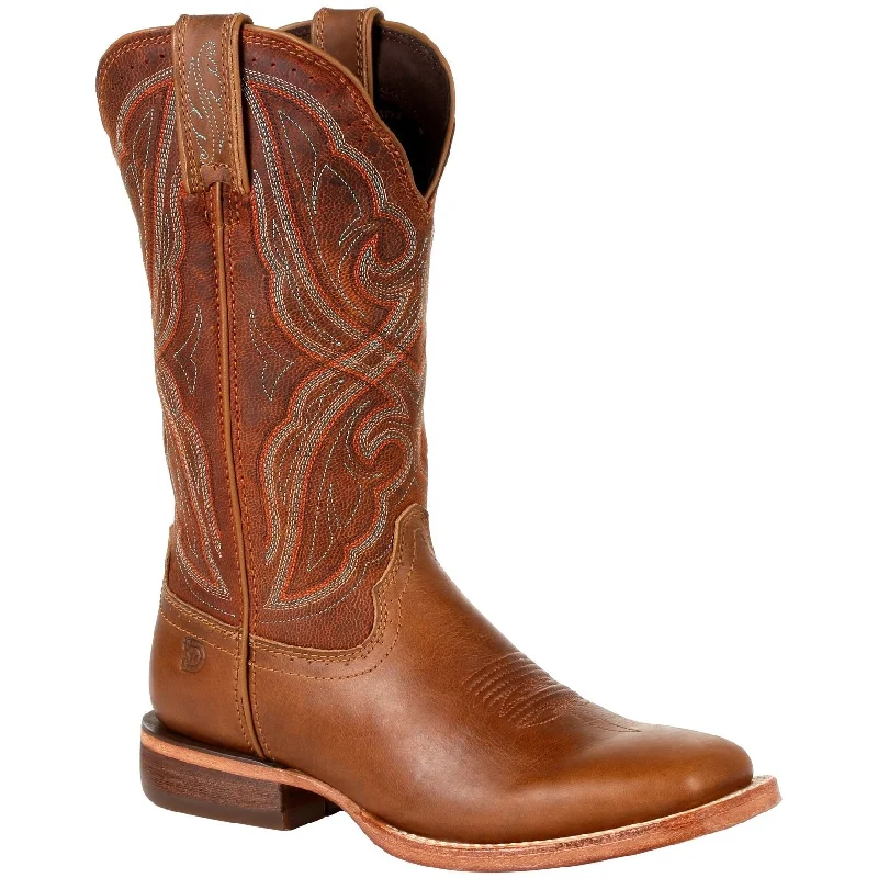 Men's work & safety boots with a flame - resistant upper for firefighting or welding workDurango Women's Arena Pro 12" Square Toe Western Boot Chestnut DRD0380