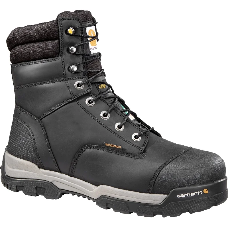 Men's work & safety boots with a chemical - resistant rubber soleCarhartt Men's 8" Ground Force Comp Toe Ins WP CSA Work Boot - CMR8959