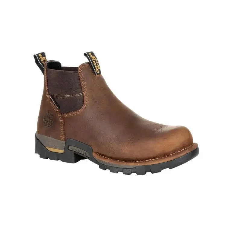 Men's work & safety boots with a toe cap made of aluminum alloyGeorgia Boot Eagle One Waterproof Chelsea Work Boot GB00315