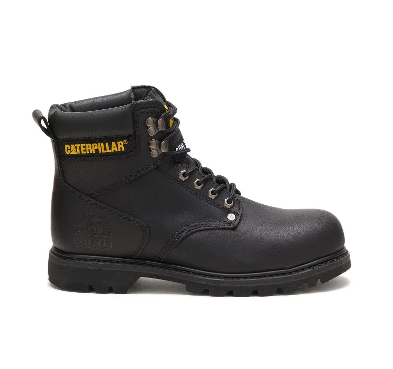 Men's work & safety boots with a reinforced heel counter for stabilitySecond Shift Steel-Toe Work Boot Black