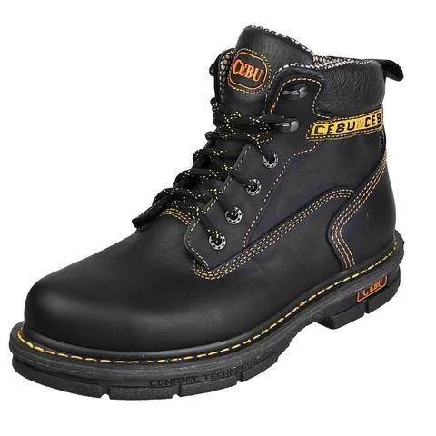 Men's work & safety boots with a moisture - wicking lining for dry feetCEBU BMX 6" BLACK