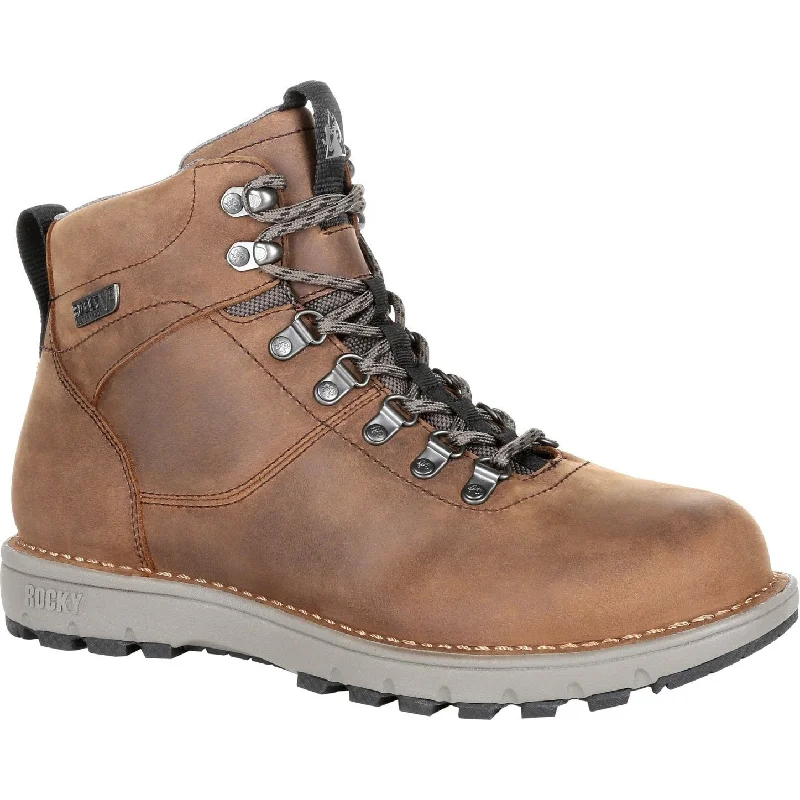 Men's chemical - resistant work & safety boots for laboratory useRocky Men's Legacy 32 6" WP Outdoor Hunt Boot - Light Brown - RKS0431