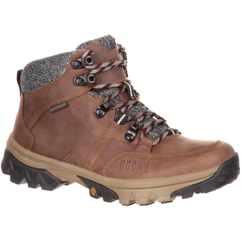 Men's anti - static work & safety boots for electronics industryRocky Women's Endeavor Point 5" WP Outdoor Hiking Boot- Brown- RKS0301