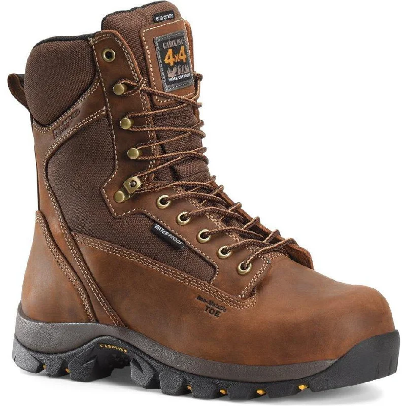 Men's work & safety boots with a cushioned midsole for comfortCarolina Men's Forrest 8” WP Ins Comp Toe Work Boot - Brown - CA4515