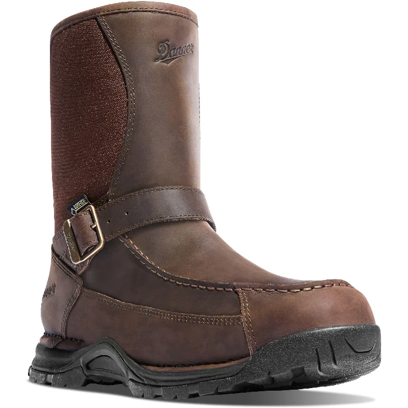 Men's work & safety boots with a moisture - wicking lining for dry feetDanner Men's Sharptail 10" Rear Zip Waterproof Hunt Boot Brown - 45025