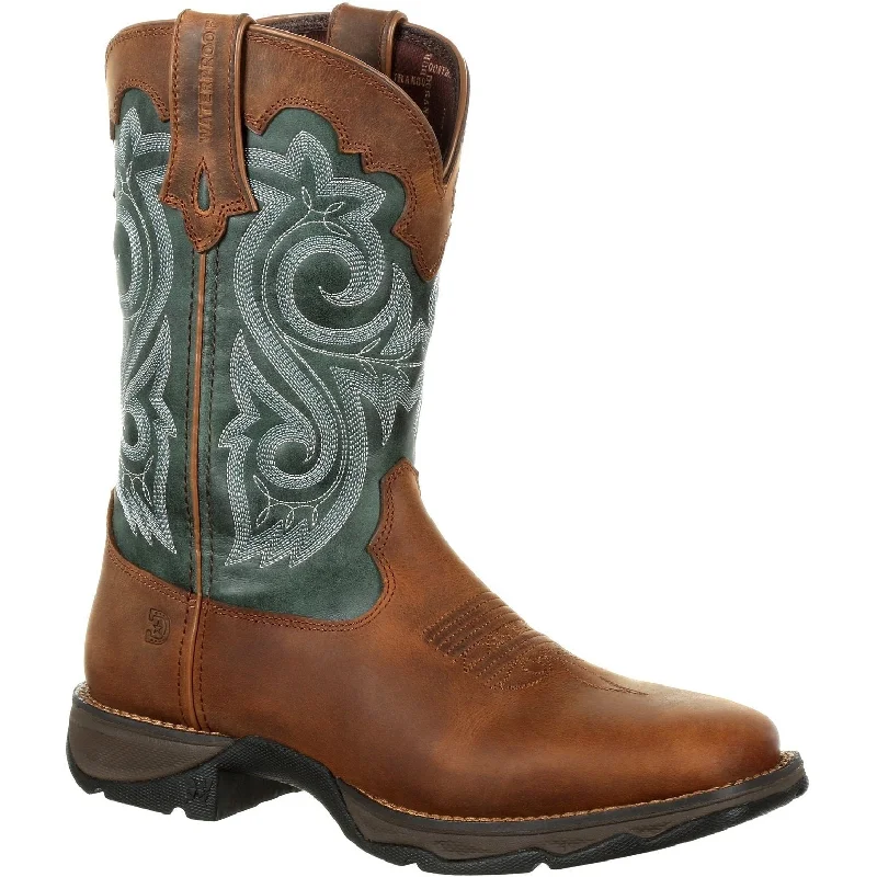 Men's work & safety boots with a cushioned midsole for comfortDurango Women's Lady Rebel 10" Square Toe WP Western Boot - DRD0312