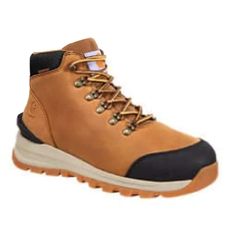 Men's work & safety boots with a chemical - resistant rubber soleCarhartt Gilmore 5" WP Soft Toe Work Hiker Boot -Gold- FH5052-M