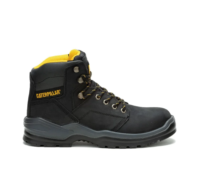 Men's work & safety boots with a durable rubber outsole for traction on rough terrainStriver Steel-Toe Work Boot Black