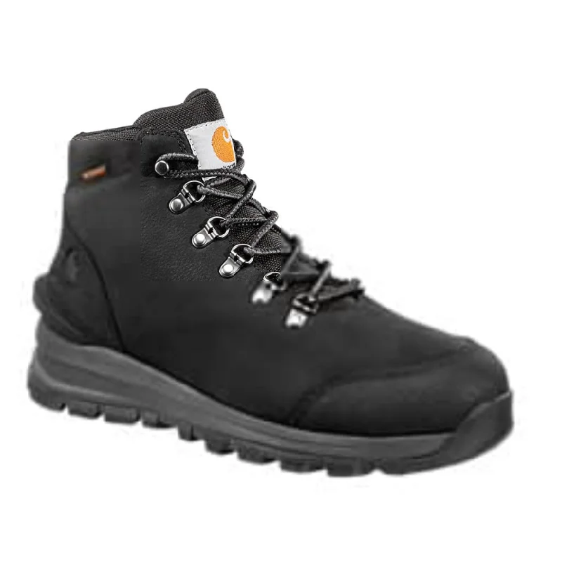 Men's work & safety boots with a chemical - resistant rubber soleCarhartt Men's Gilmore 5" WP Soft Toe Work Hiker Boot -Black- FH5051-M