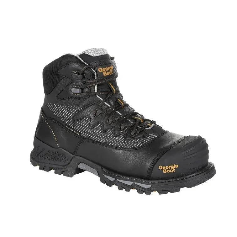 Men's work & safety boots with a padded collar for ankle comfortGeorgia Boot composite toe waterproof hiker work boot GB00311