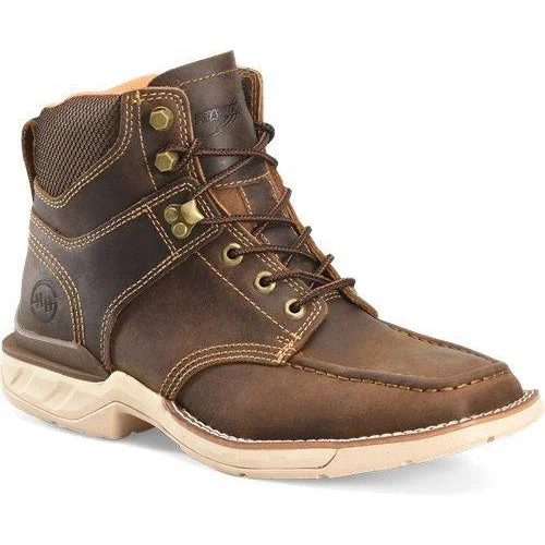 Men's breathable mesh - lined work & safety boots for hot weatherDouble H Men's Phantom Rider  Brunel 6" Comp Toe Western Work Boot - Brown - DH5375