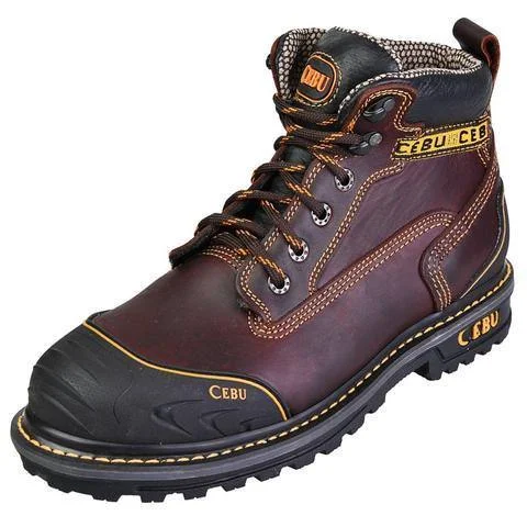 Men's anti - static work & safety boots for electronics industryCEBU TK BORCESHARK 6" SHEDRON