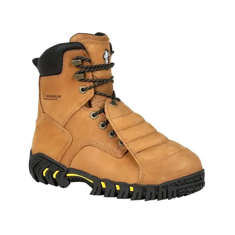 Men's water - repellent leather work & safety boots for outdoor workMICHELIN® PILOT SLEDGE TOE METATARSAL WORK BOOT XPX781