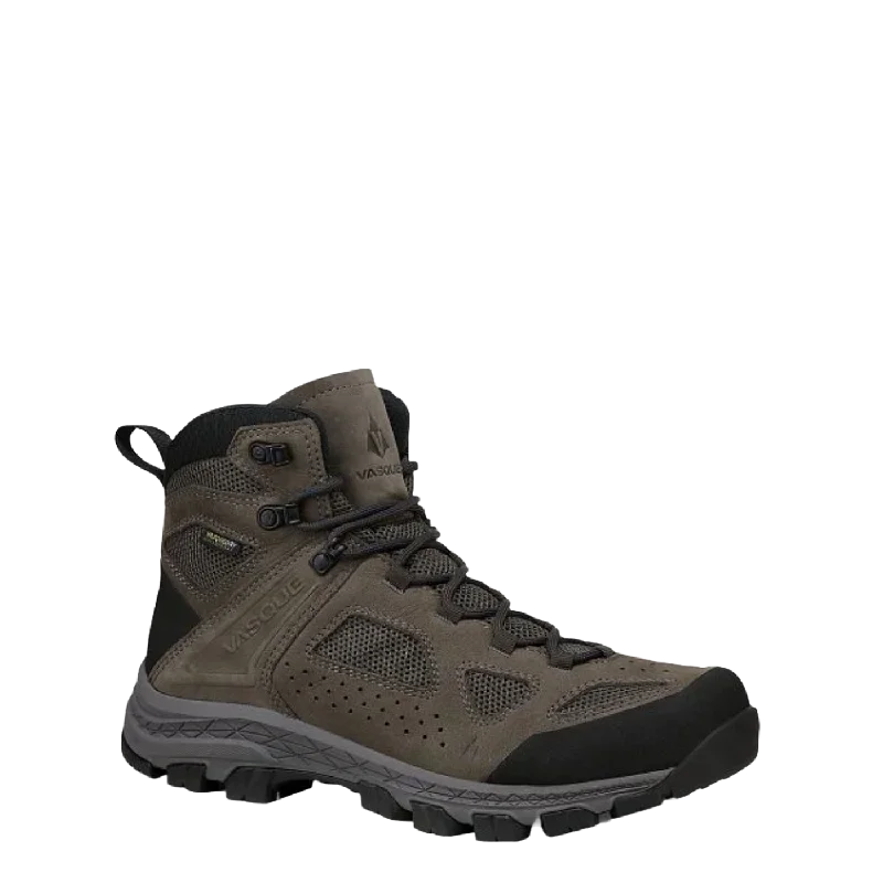 Men's breathable mesh - lined work & safety boots for hot weatherVasque® Men's Breeze Waterproof Pavement Grey Hiking Boots 7752