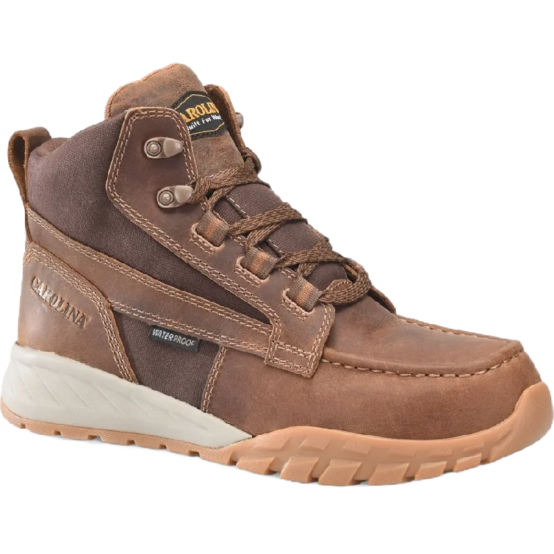 Men's ESD (electro - static discharge) work & safety boots for cleanroom environmentsCarolina® Men's Challenge Composite Moc Toe Hiker Boots CA5593