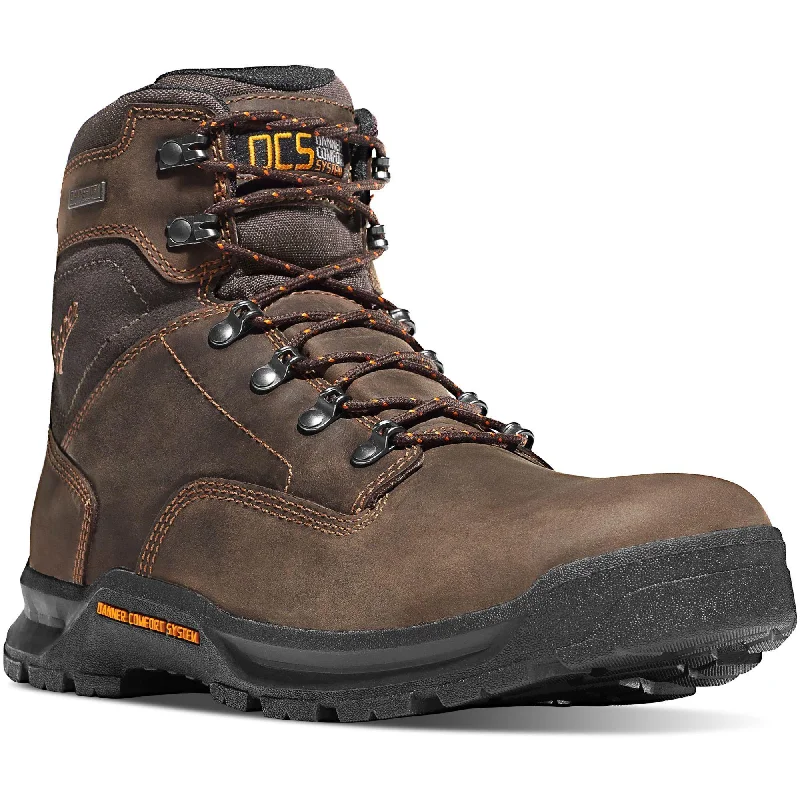 Men's heat - resistant work & safety boots for foundry jobsDanner Men's Crafter 6" Comp Toe WP Work Boot - Brown - 12435