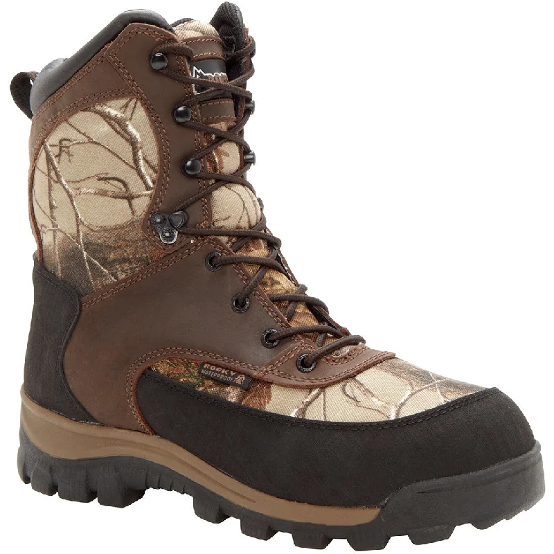 Men's carbon fiber toe work & safety boots for lightweight protectionRocky Men's Core 8" WP 400G Ins Outdoor Hunt Boot - Realtree - FQ0004754