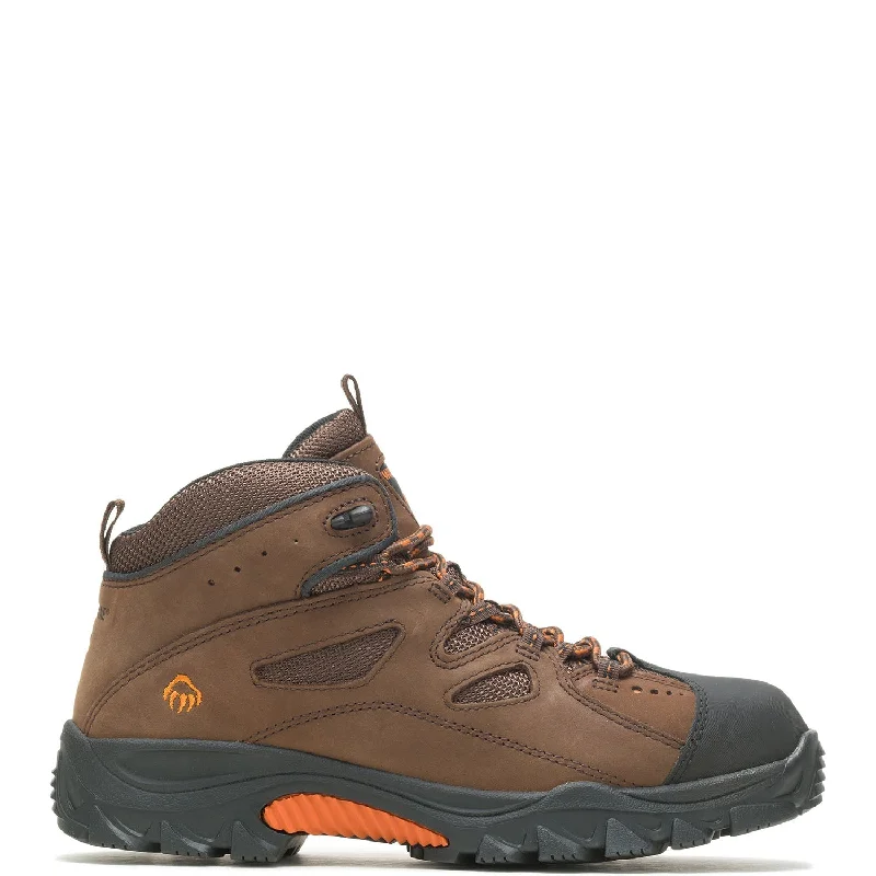 Men's slip - resistant work & safety boots for oily surfacesHudson EH Steel-Toe Work Boot Dark Brown