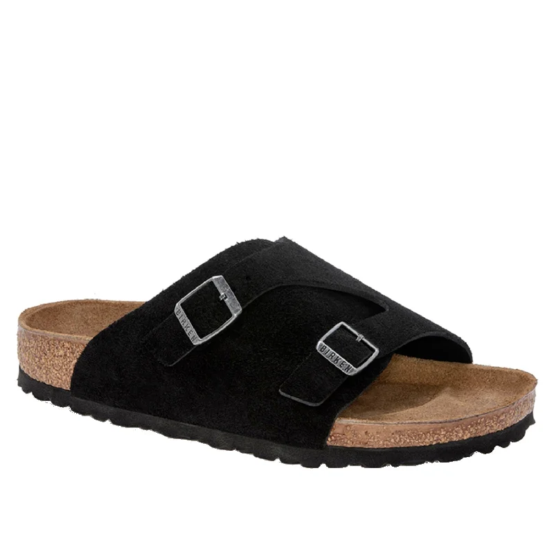 Flip - flop style men's sandals for beach wearWomen's Birkenstock Zurich Black Suede