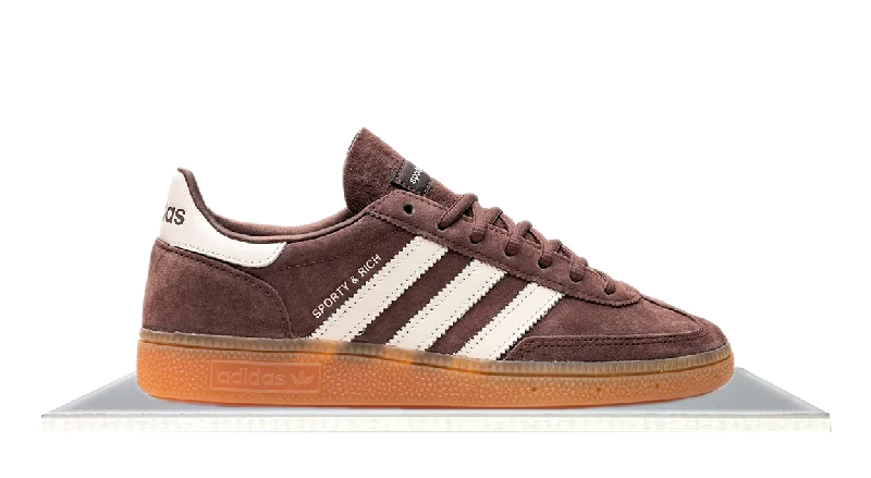 Men's lightweight training sneakers for CrossFit workoutsAdidas Handball Spezial Sporty & Rich Brown