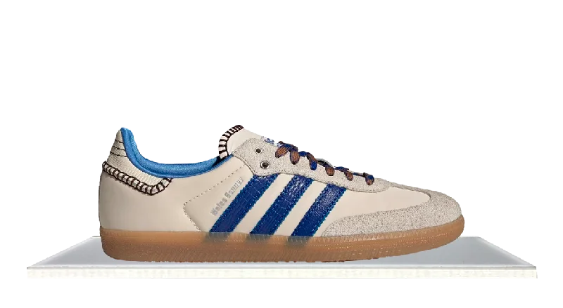 Men's casual sneakers with a woven upper for a unique textureAdidas Samba Nylon Wales Bonner Wonder Clay Royal