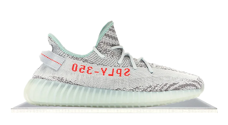 Men's casual sneakers with a woven upper for a unique textureYeezy Boost 350 V2 Blue Tint