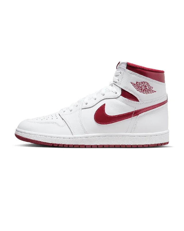 Men's slip - resistant sneakers for industrial workAir Jordan 1 Hi 85 - White / Team Red / White