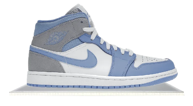 Men's lifestyle sneakers with a premium material constructionAir Jordan 1 Mid University Blue Grey