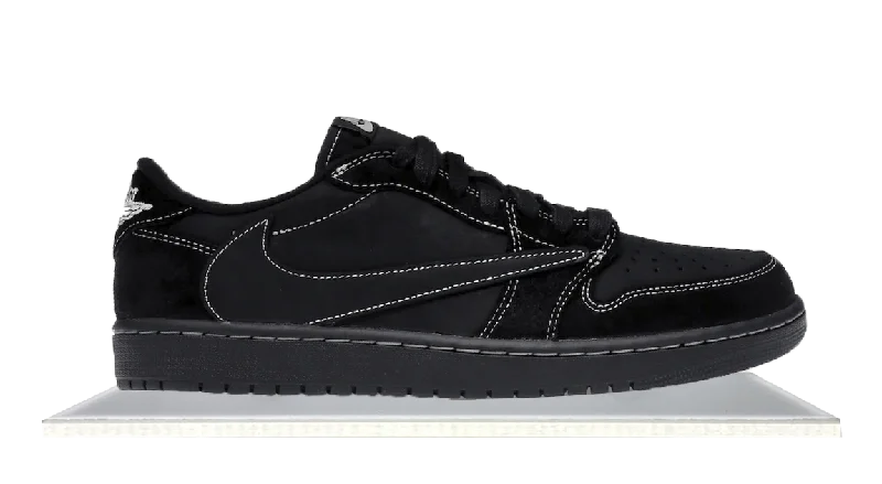 Men's retro - inspired basketball sneakers with a high - top designAir Jordan 1 Low Travis Scott Black Phantom