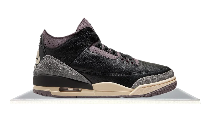 Men's hiking sneakers with a high - traction soleAir Jordan 3 A Ma Maniére Black Violet Ore