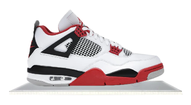 Men's slip - on sneakers with elastic side panelsAir Jordan 4 Fire Red