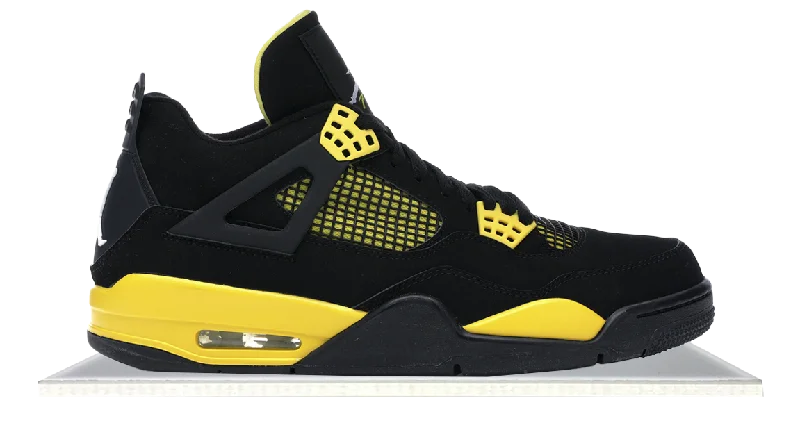 Men's sneaker boots with a mid - ankle heightAir Jordan 4 Yellow Thunder (2023)