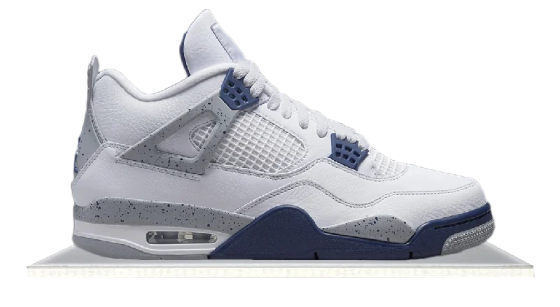 Men's neon - colored sneakers for a bold statementAir Jordan 4 Midnight Navy