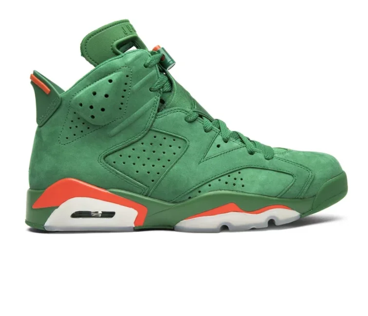 Men's classic - style sneakers with a modern twistMen's Nike Air Jordan 6 (Gatorade Green 2017)