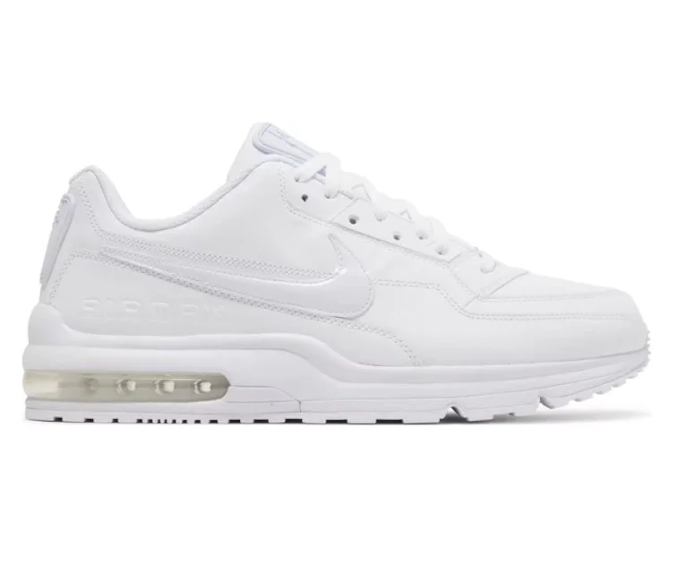 Men's basketball sneakers with ankle supportMen's Nike Air Max LTD 3 (Triple White)