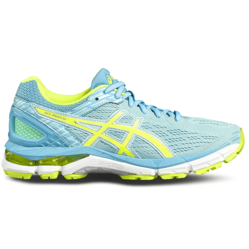 Men's soccer - inspired sneakers with a studded soleWomen’s Asics Gel-Pursue 3 ‘Aqua Splash/Safety Yellow/Aquariam’