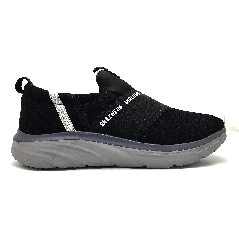 Men's leather - and - mesh combination sneakers for style and functionBlack Casual Sneakers