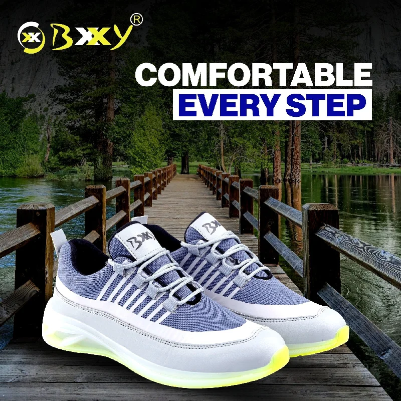 Men's sneaker boots with a mid - ankle heightBxxy's Comfortable Walking Sports Shoes