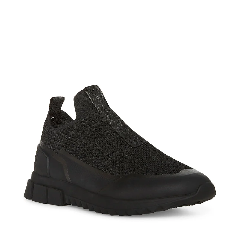 Men's slip - on sneakers with elastic side panelsDYSON BLACK