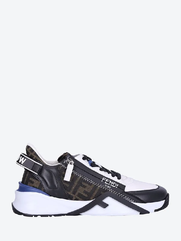 Men's classic - style sneakers with a modern twistFendi flow vitello tessuto  ff sneakers