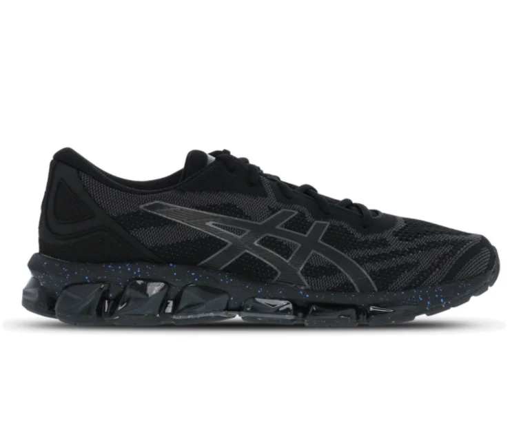 Men's athletic sneakers with a quick - dry liningMen's Asics Gel-Quantum 360 7 Knit (Black/Blue)